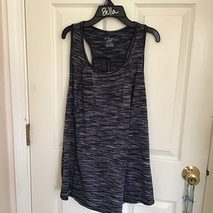 Tek Gear Dry Tek workout top black multi colored